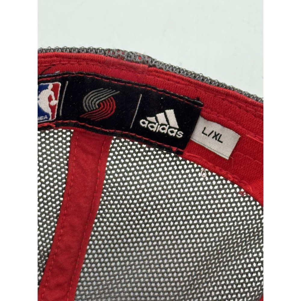 Portland‎ Trailblazers NBA Hat Gray Hat Adidas Adult Size L/XL Gray Baseball Cap - Picture 8 of 9